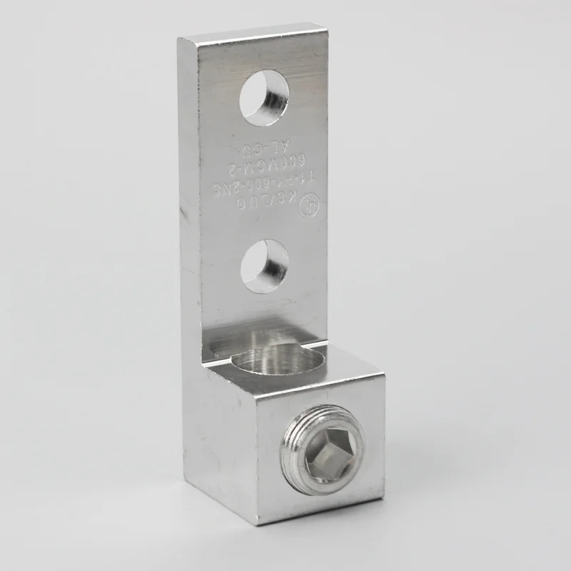 600 Mcm 2 Single Wire Lugs With Two Mounting Holes